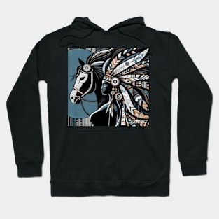 Queen and her horse by Charlotte VanRoss (cvanross ) Hoodie